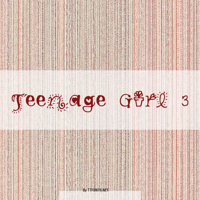 Teenage Girl 3 example